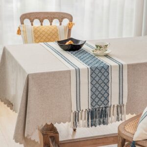 Table runner thêu sợi đan royal