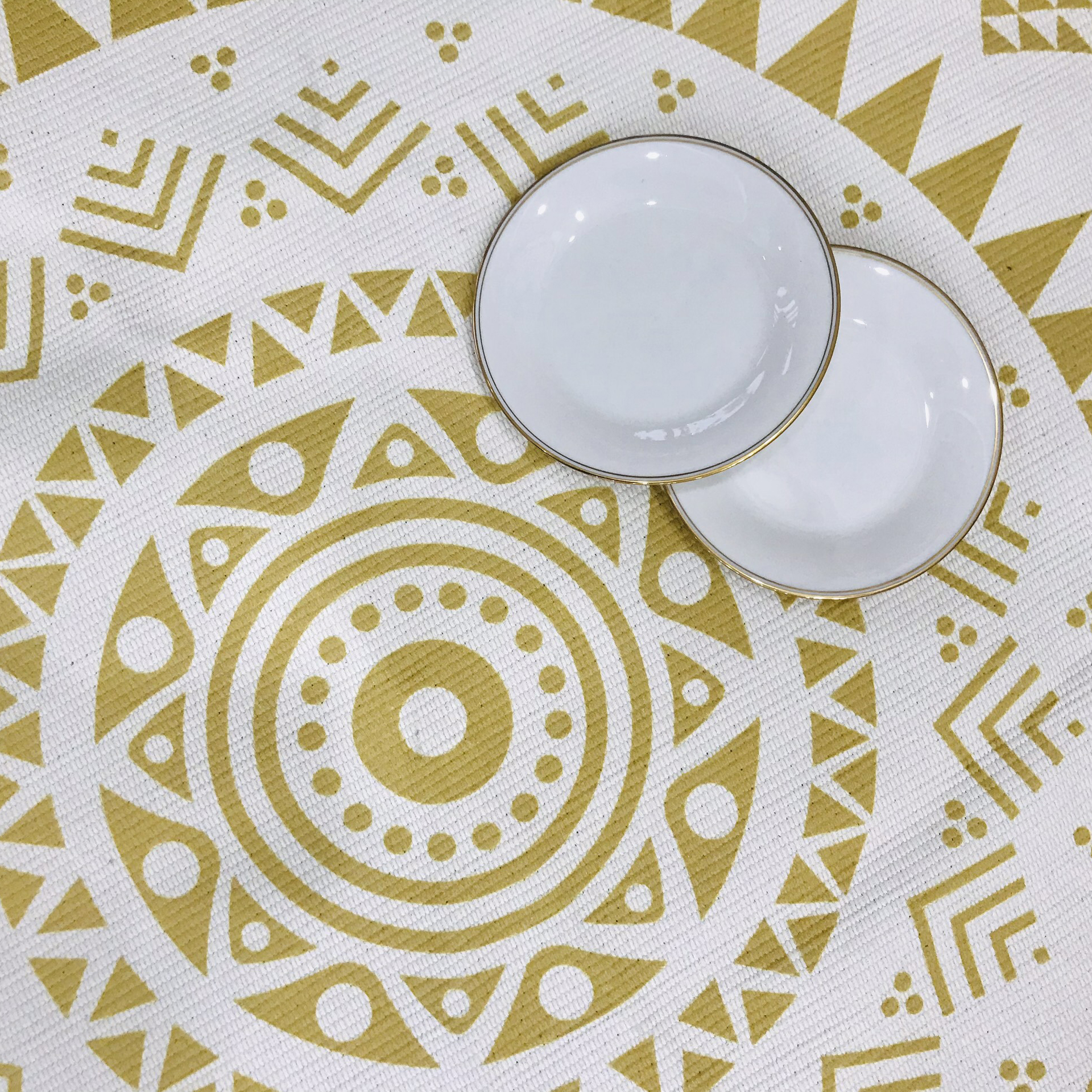 Thảm tròn vintage style