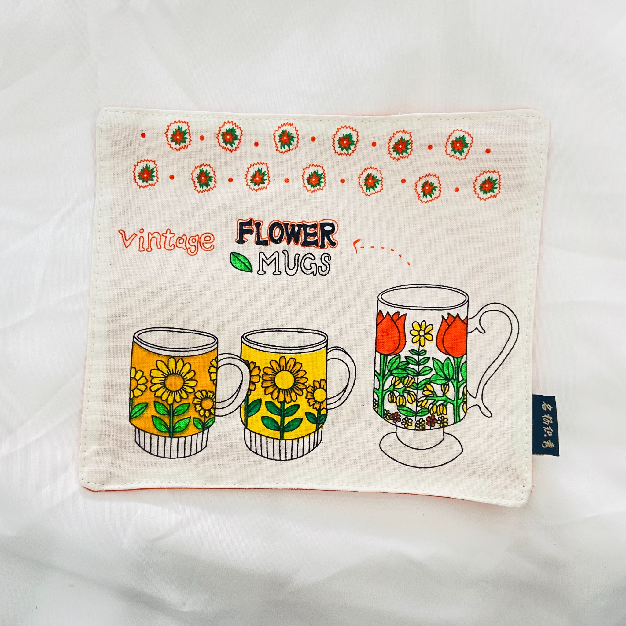 Lót vải cotton cao cấp 2 lớp họa tiết nhà bếp dễ thương