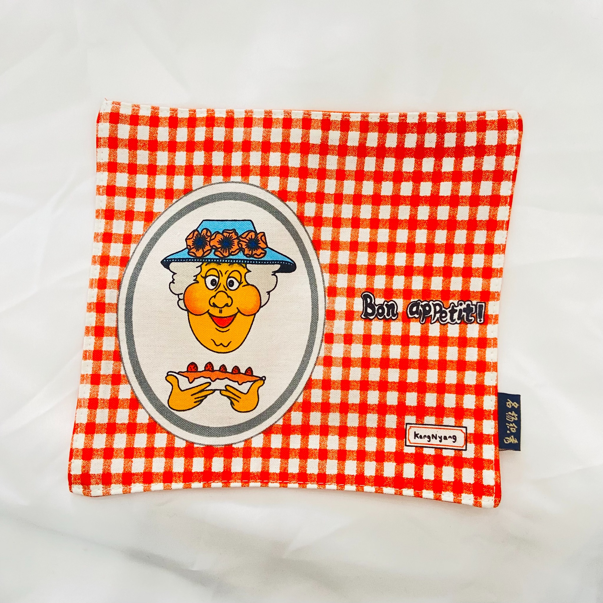 Lót vải cotton cao cấp 2 lớp họa tiết nhà bếp dễ thương