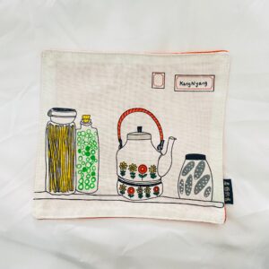 Lót vải cotton cao cấp 2 lớp họa tiết nhà bếp dễ thương