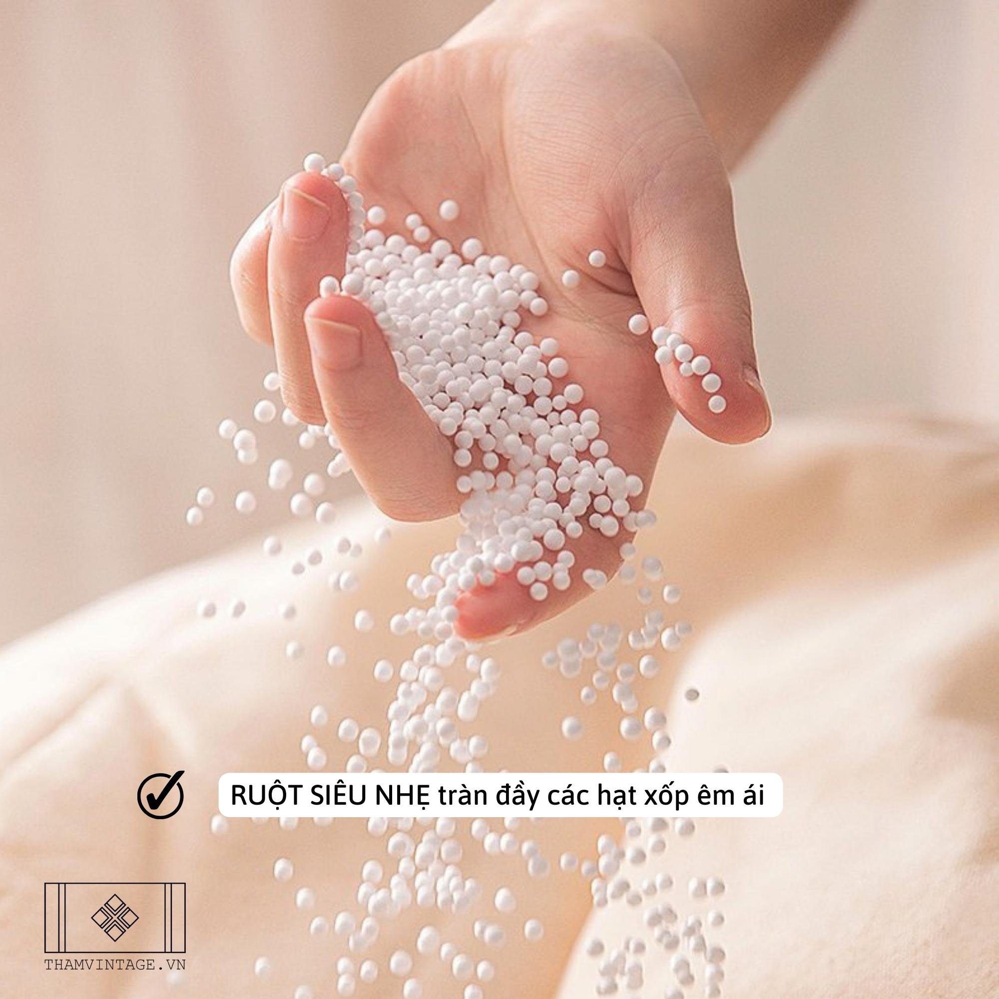 ĐÔN NHỒI HẠT XỐP HOA TUYẾT
