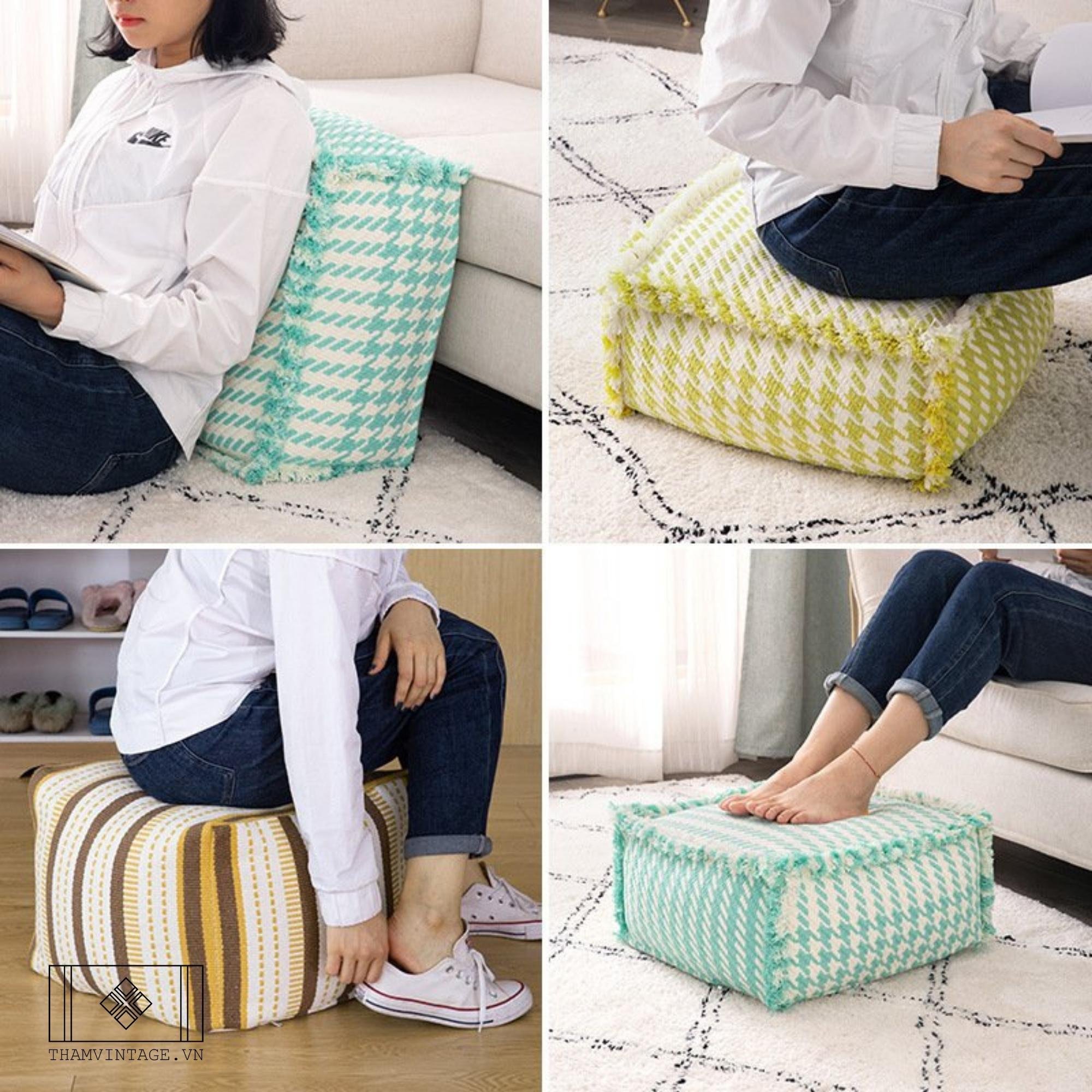 ĐÔN NHỒI HẠT XỐP TUA RUA