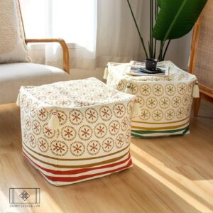 ĐÔN NHỒI HẠT XỐP KẺ HOA VINTAGE