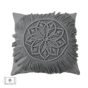 BST VỎ GỐI MACRAME FLOWER
