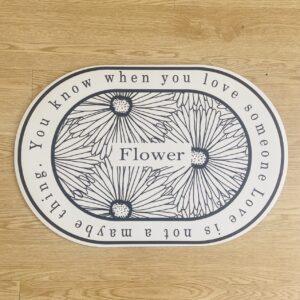 THÀM NHÀ TẮM SIÊU THẤM HÚT HOA TRẮNG SANG TRỌNG
