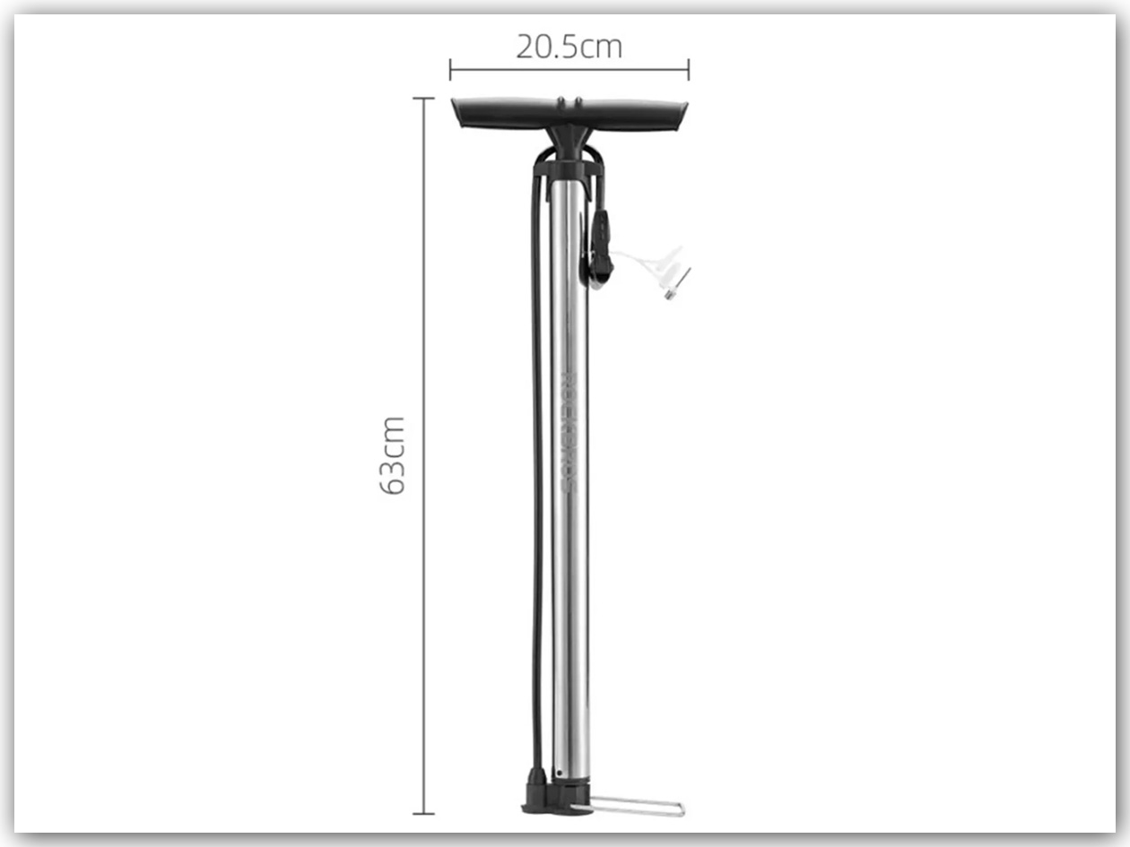 Bơm xe đạp Rockbros 6435SS