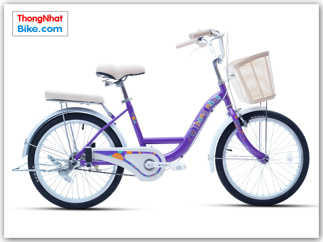 xe-dap-thong-nhat-bubbles-20-mau-tim Xe đạp trẻ em nữ Thống Nhất BUBBLES 20” màu tím