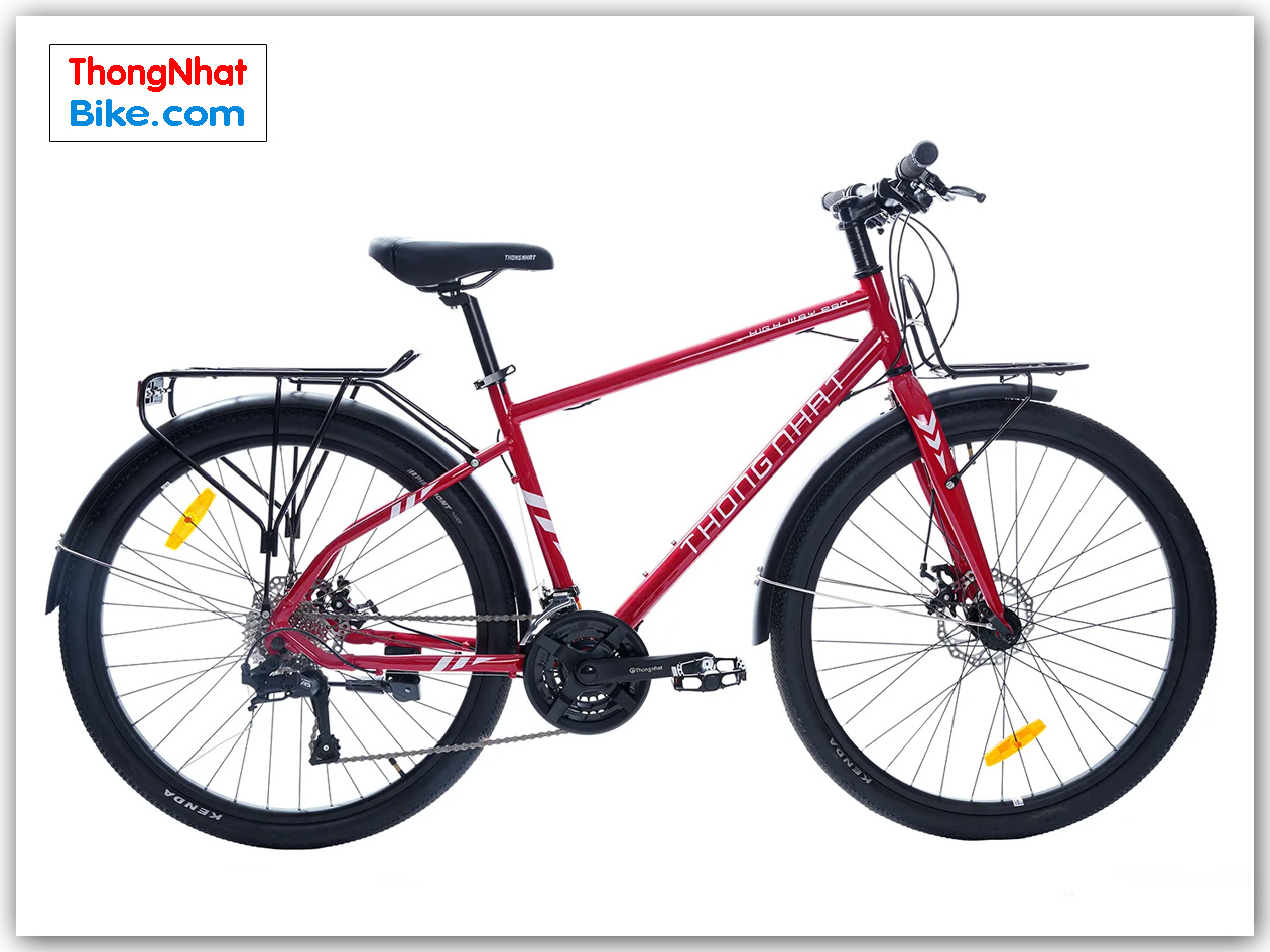 Xe đạp thể thao Thống Nhất Highway Pro màu đỏ