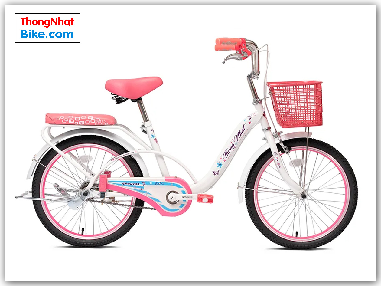Xe đạp trẻ em Thống Nhất Neo 20″ - 03 màu trắng