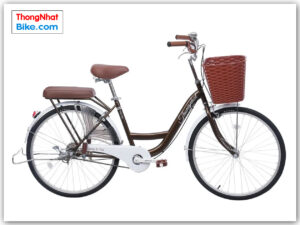 Xe đạp phổ thông Thống Nhất NEW 24” màu nâu cafe