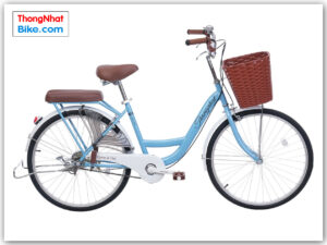 Xe đạp phổ thông Thống Nhất NEW 24” màu xanh