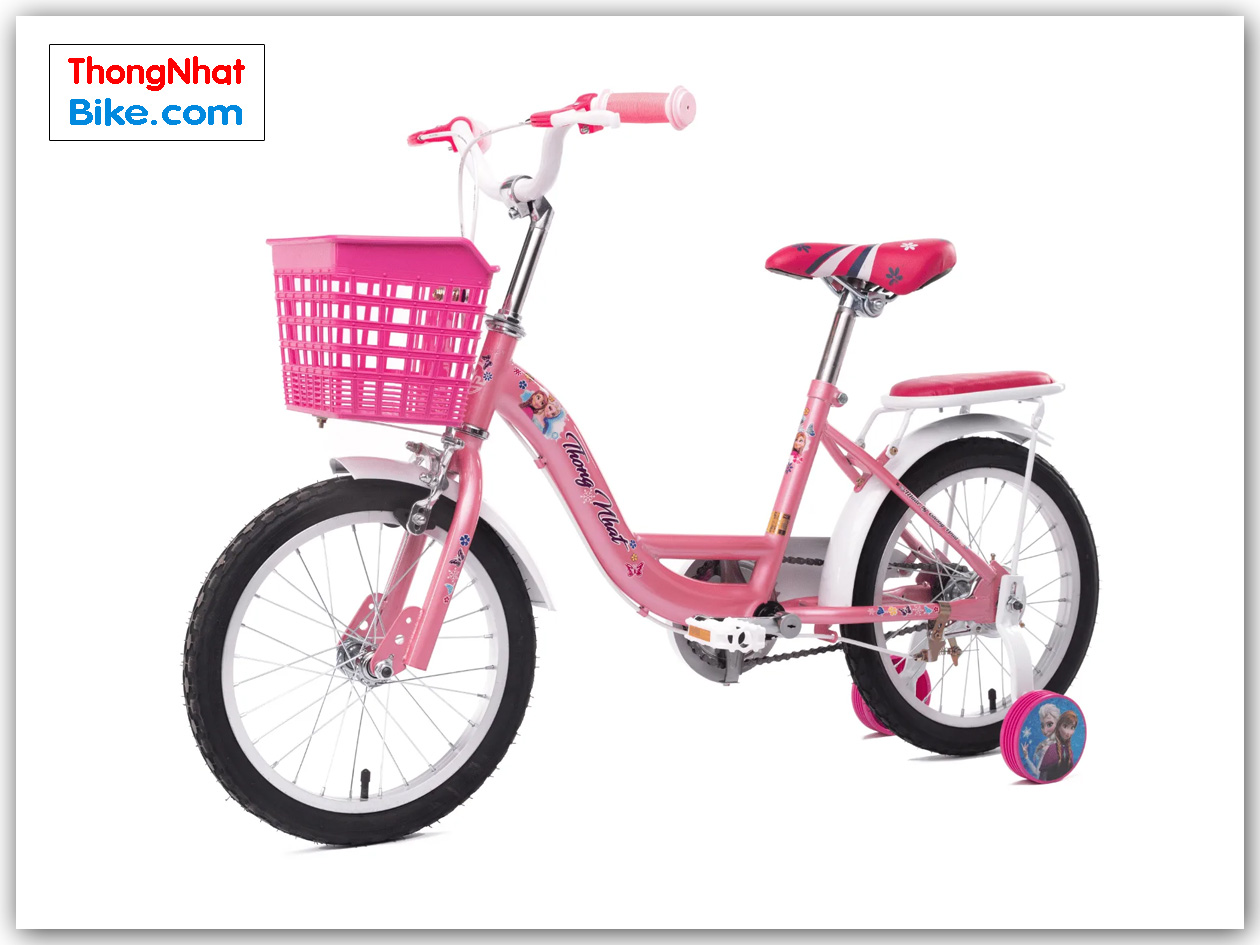 Xe đạp trẻ em Thống Nhất TE 16” - 03 màu hồng