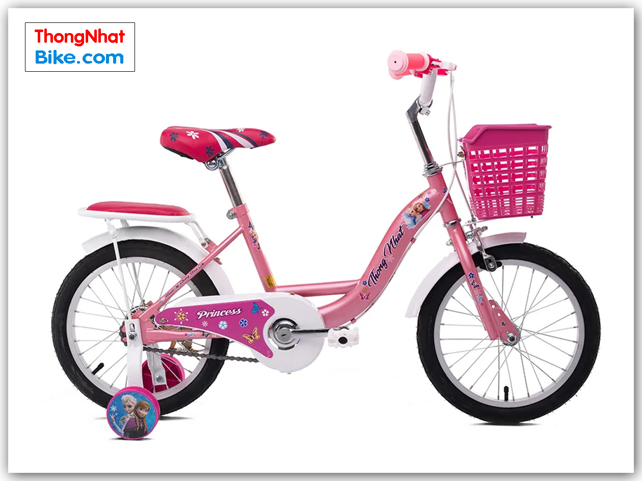 xe-dap-thong-nhat-te-16-03-mau-hong Xe đạp trẻ em Thống Nhất TE 16” - 03 màu hồng